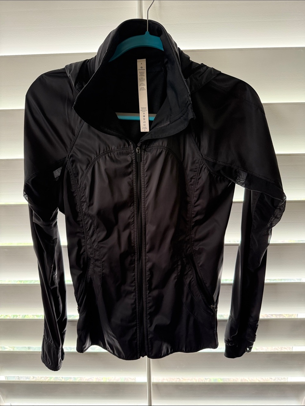 lululemon athletica Black Hooded Utility Jacket
